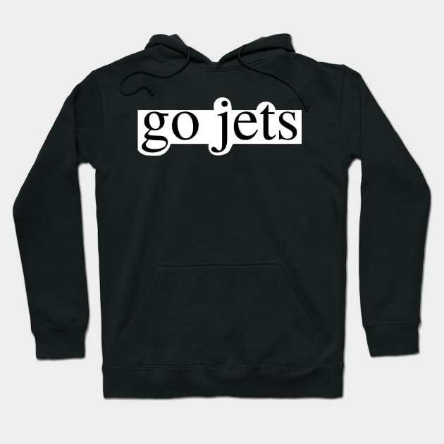 go jets Hoodie by delborg